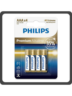 Philips Premium Alkaline AAA 4τμχ