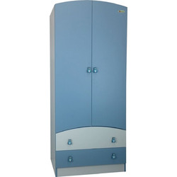 Ντουλάπα Δίφυλλη Premium Beboulino White Blue