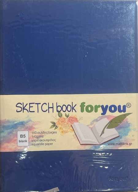 For You - Sketch Book A4 21 x 29.5 cm 80 Φύλλα, Blue 43384
