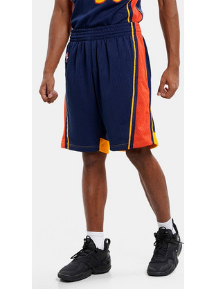 Mitchell & Ness Αθλητικό Ανδρικό Σορτς Navy Μπλε SMSHGS18232-GSW09