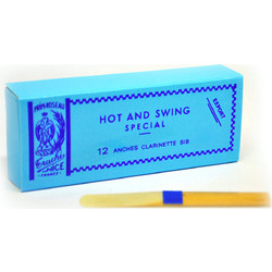 RIGOTTI Hot & Swing Καλάμια Κλαρίνου No.0.75 (Κουτί 12 τεμαχίων)