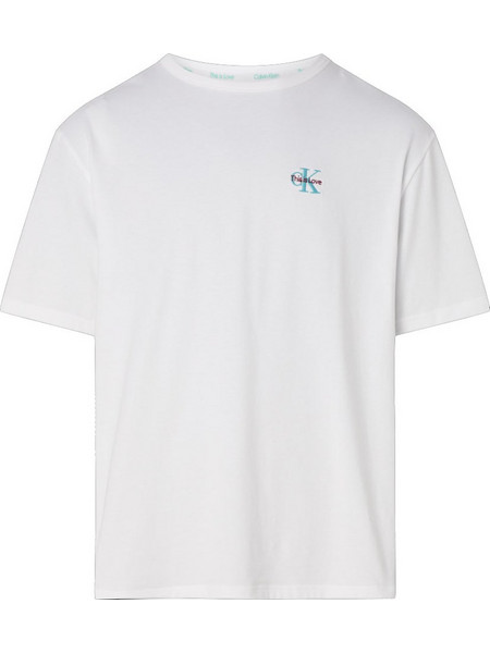 Ανδρικό T-Shirt Calvin Klein 000NM2418E-100 Λευκό