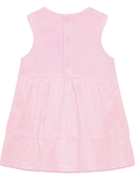 Guess Φόρεμα Mixed Fabric Dress Bodysuit S6GG08K6YW0-G67D Ροζ Κορίτσι