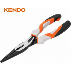 Kendo 10305 Μυτοτσίμπιδο Ίσιο Ενισχυμένης Λαβής 185mm / 7"