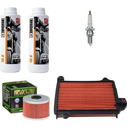 Κιτ Σέρβις Honda AX-1 NX 250 Dominator - Λάδι 15W-50 - Φίλτρο Αέρος - Φίλτρο Λαδιού - Μπουζί