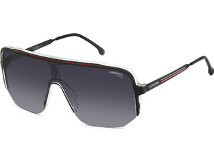 Carrera CA1060/S 08A/IR Ανδρικά Γυαλιά Ηλίου Μάσκα Κοκάλινα Μαύρα με Μαύρο Polarized Φακό