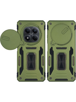 Sonique Θήκη Ring Armor CamShield για Xiaomi Redmi Note 15 Pro Plus 5G / Poco M8 Pro 5G Χακί
