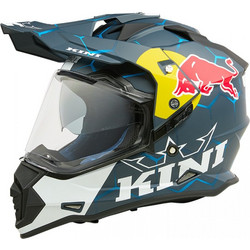 Oneal Kini Red Bull Blue White Κράνος Μηχανής On / Off