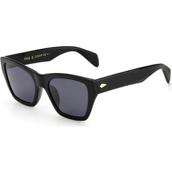 Rag & Bone RNB1046GS 807IR Γυναικεία Γυαλιά Ηλίου Τετράγωνα Κοκάλινα Μαύρα με Γκρι Φακό