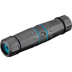 GOOBAY αδιάβροχος σύνδεσμος RJ45 Cat 6A 44416, IP68, μαύρο