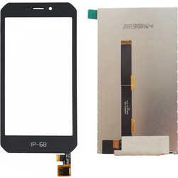 ULEFONE LCD & Touch Panel για smartphone Armor X6/X7/X7 Pro, μαύρη