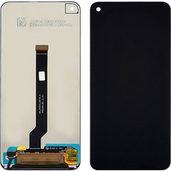 SAMSUNG Original LCD Touch Screen GH82-20072A, A60 2019 SM-A606, μαύρη