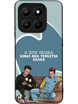 Sonique Greek Cult TV Series Θήκη (Honor 400 Smart 4G / Honor 400 Smart 5G) με Σχέδιο «Η Ζωή Είναι Πλάκα»