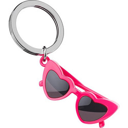 Μπρελόκ Μεταλλικό Metamorphose Deep Pink Retro/Vintage Heart Shaped Glasses