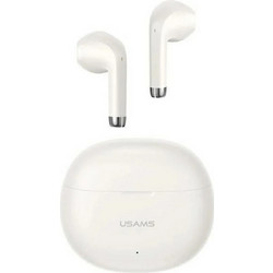 Usams YO17 Ακουστικά Bluetooth Earbud Ανθεκτικά στο Νερό White