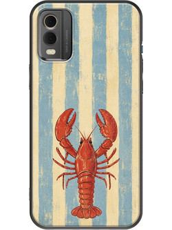 Θήκη Salt & Stripe Collection - The Catch Nokia C32 Black TPU (Μαύρη Σιλικόνη)