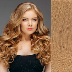 Micro Nano Ring Extensions Indiva - Καστανό Ανοιχτό 12, 50-55cm