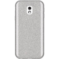 Θήκη Wozinsky Glitter Case Shining Hard Cover for Samsung Galaxy J3 2017 (J330F) ασημί