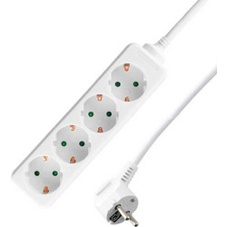 Πολύπριζα 4θ 16A 1M,3g1 λευκό LS-4W LIME