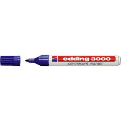 EDDING ανεξίτηλος μαρκαδόρος 3000, 1.5-3mm, επαναγεμιζόμενος, μπλε