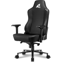 Sharkoon Καρέκλα Gaming Υφασμάτινη με Ρυθμιζόμενα Μπράτσα Μαύρη SGS40