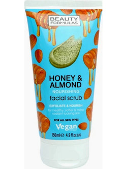 Beauty Formulas Honey & Almond Scrub Προσώπου 150ml