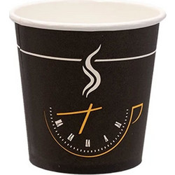 Χάρτινα ποτήρια μαύρα 4 Oz - 130ml Enjoy - 50 τεμάχια