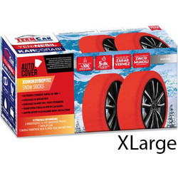 TeamCar Snow Socks X-Large Αντιολισθητικές Χιονοκουβέρτες 2τμχ
