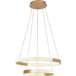 Sunlight D88070/2 Gold Κρεμαστό Φωτιστικό Οροφής Πολύφωτο LED Χρυσό