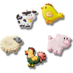 Crocs Jibbitz Charms Πολύχρωμα 5τμχ