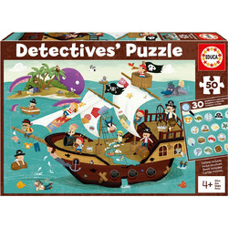 Παιδικό Puzzle Educa Detectives Puzzle Pirates 50 Κομμάτια