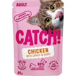 Catch Υγρή Τροφή για Γάτες με Κοτόπουλο 85gr