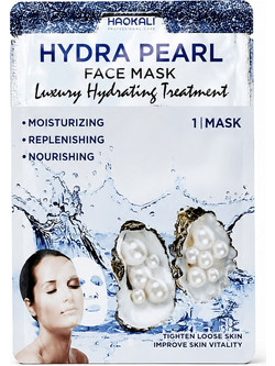 Haokali Hydra Pearl Luxury Hydrating Treatment Sheet Μάσκα Προσώπου για Λεύκανση 1τμχ