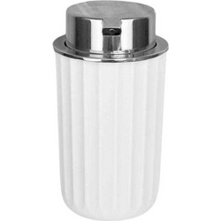Θήκες κρεμοσάπουνου Dispenser πλαστικές - Σετ 5pcs - White - 21523