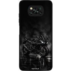 Sonique Men's Edition Back Cover Black Ride (Xiaomi Poco X3 NFC / Poco X3 Pro)