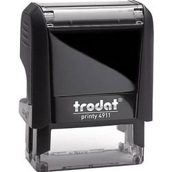 TRODAT ΣΦΡΑΓΙΔΑ 38x14mm PRINTY 4911.00 ΜΑΥΡΗ