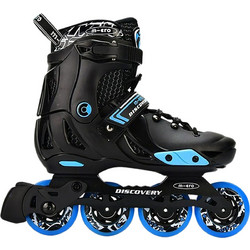 Micro Discovery Inline Αυξομειούμενα Rollers Παιδικά Μαύρα