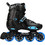 Micro Discovery Inline Αυξομειούμενα Rollers Παιδικά Μαύρα