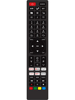 KAL ELECTRONICS Τηλεχειριστήριο κατάλληλο για ARIELI, F&U, TURBOX,TELEFUNKEN (0150) 11611