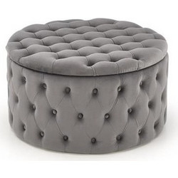 NUNEZ pouffe color: grey