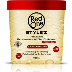 Red One Argan Oil Gel Μαλλιών για Λάμψη 483ml