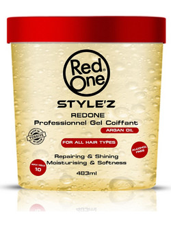 Red One Argan Oil Gel Μαλλιών για Λάμψη 483ml