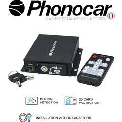 PHONOCAR VM 297 Dvr Ιδανικό Για 24H Παρακολούθη Σε Αυτοκίνητα Και Βαρέα Οχήματα Με Τροφοδοσία