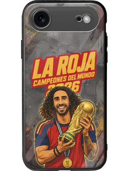 Θήκη La Roja Campeones del Mundo - Marc Cucurella iPhone Air Groove TPU (Tempered Glass και TPU)