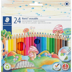 Staedtler Noris Erasable Ξυλομπογιές Σετ 24τμχ