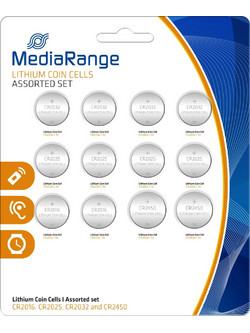 MediaRange Coin Cells Assorted Set 12τμχ