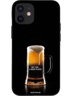 Sonique Men's Edition Back Cover One Beer, Please (iPhone 12 mini)