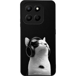 Sonique Men's Edition Θήκη (Honor 400 Smart 4G / Honor 400 Smart 5G) με Σχέδιο «Audio Kitten - White»