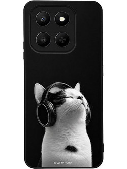 Sonique Men's Edition Θήκη (Honor 400 Smart 4G / Honor 400 Smart 5G) με Σχέδιο «Audio Kitten - White»