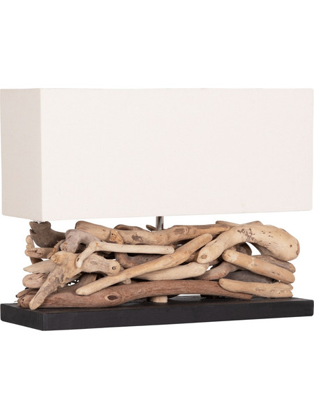 ΕΠΙΤΡΑΠΕΖΙΟ ΟΡΘΟΓΩΝΙΟ ΦΩΤΙΣΤΙΚΟ TWIGGY HM4432 DRIFTWOOD & ΛΕΥΚΟ ΚΑΠΕΛΟ 50x16,5x38Υεκ